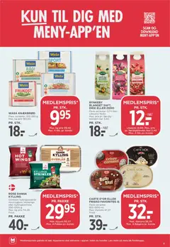 Meny - Tibudsavis uge 40 gyldig fra 25/09/2026 | Side: 9 | Produkter: Baileys, Rabarber, Is, Knækbrød