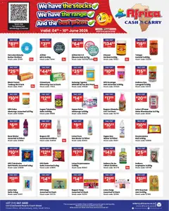 Africa Cash & Carry specials catalogue – valid from 04.06.2026 | Page: 23 | Products: Butter, Oil, Tea, Stock