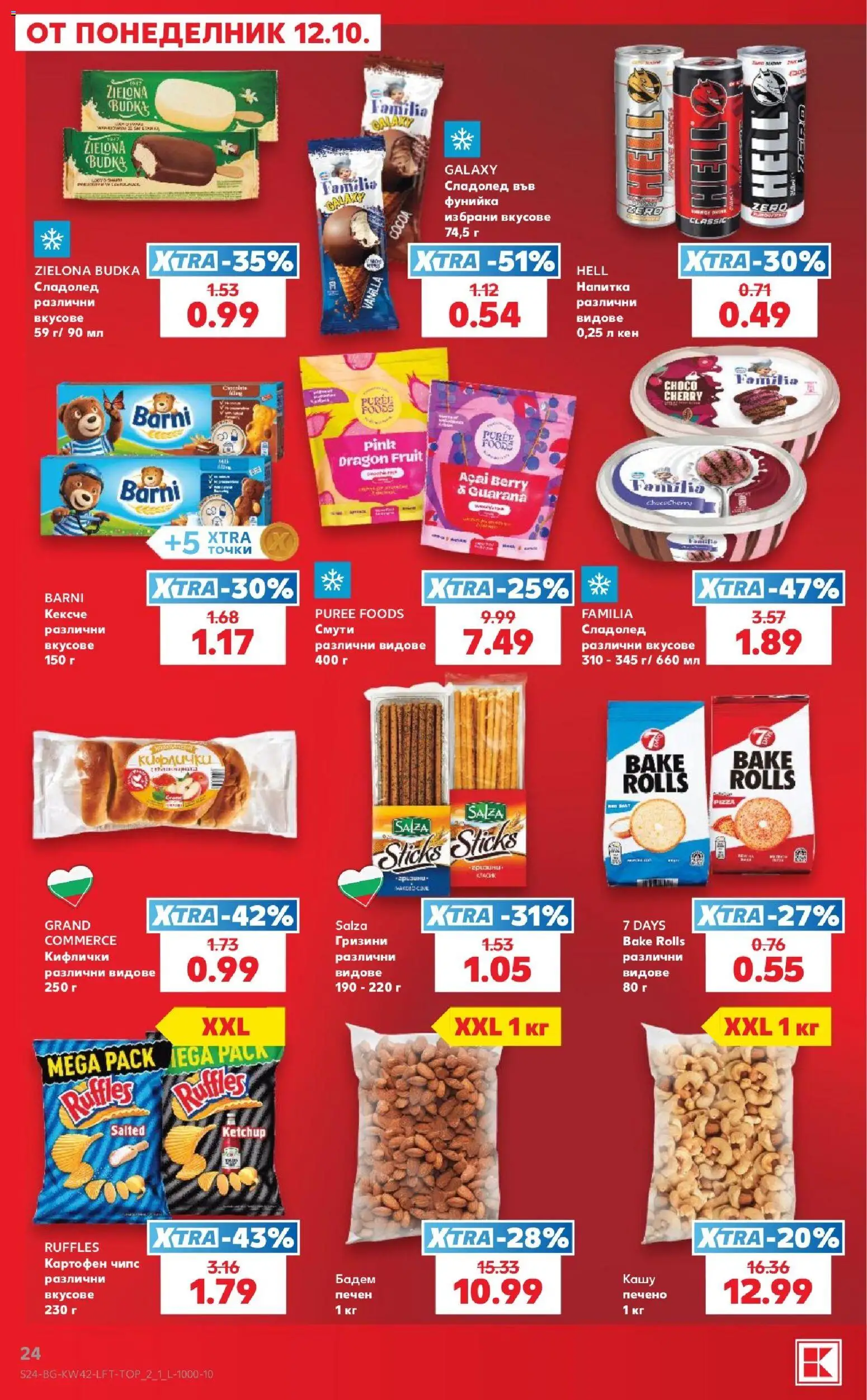 {H1} | Страница: 24 | Продукти: Картофен чипс, Чипс, Кен, Напитка