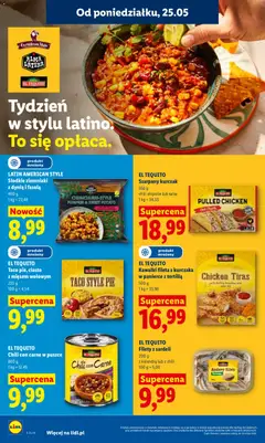 Pogląd oferty "EL TEQUITO Taco pie, ciasto z mięsem wołowym, 220 g" - ważna od 25.05.2026 | Strona: 56
