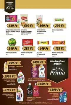 CBA Príma akciós újság - amely érvényes a következő dátumtól: 2026.09.10. | Oldal: 8