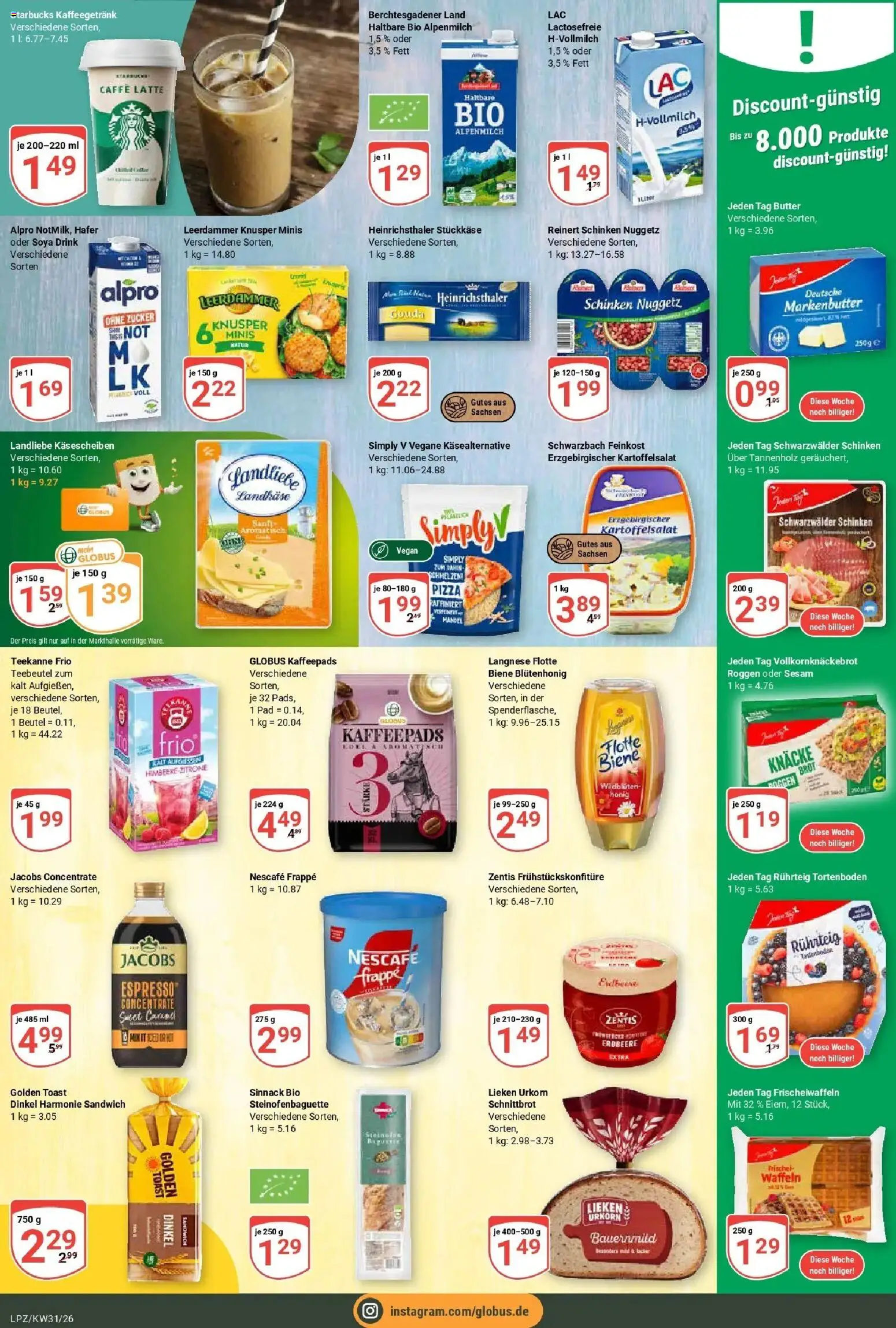 Globus Prospekt Leipzig – gültig ab 27.07.2026 | Seite: 10 | Produkte: Kaffeepads, Gouda, Zitrone, Himbeere