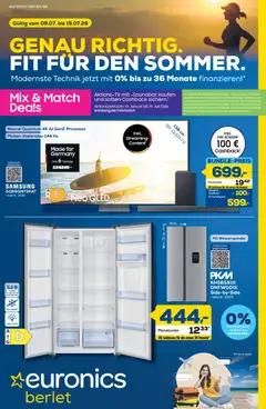 Euronics Prospekt Berlet ab 09.07.2026 gültig