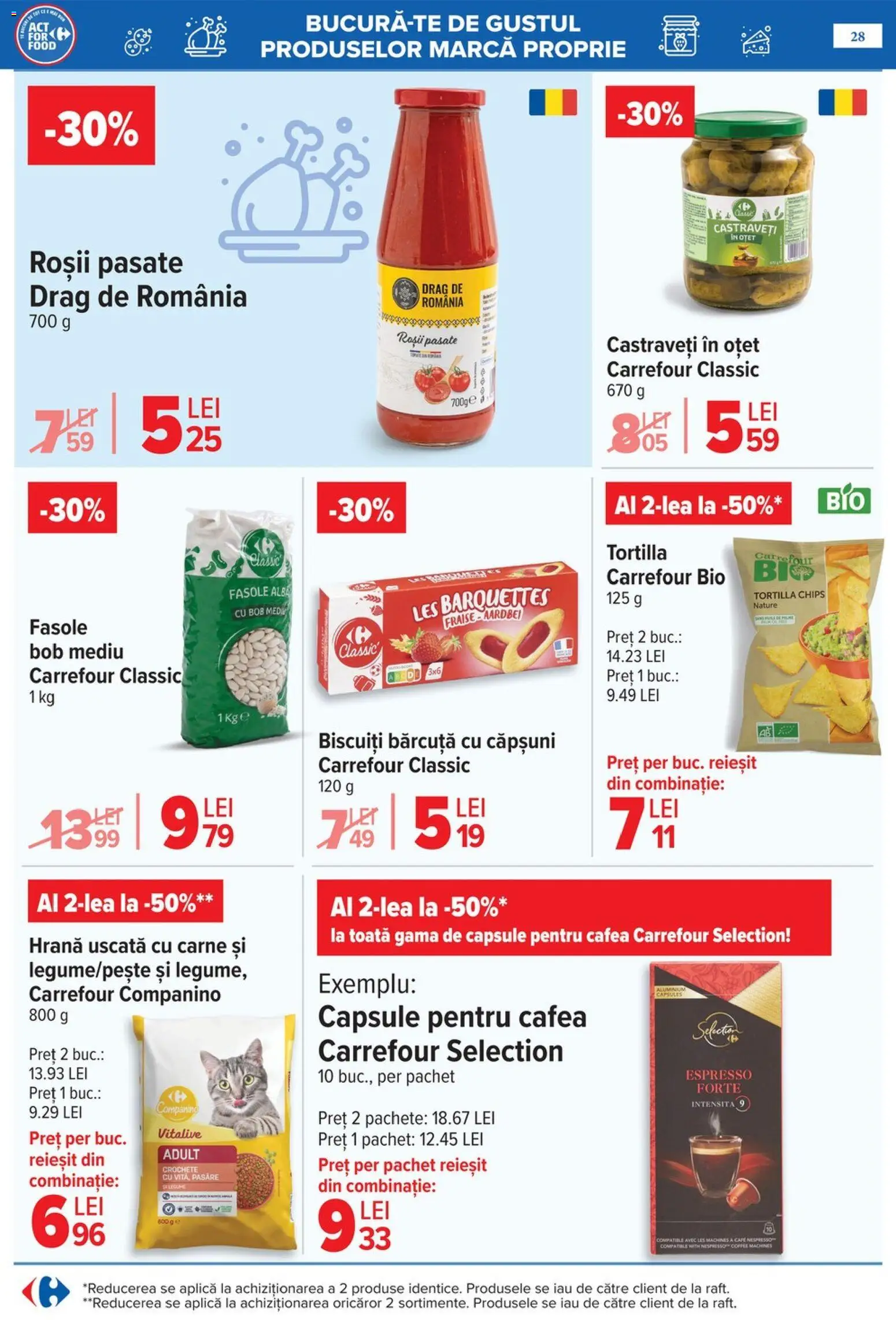 Noul catalog Carrefour – valabil de la 06.05.2026 | Pagină: 31 | Produse: Şerit ödül, Cafea, Oțet, Roșii