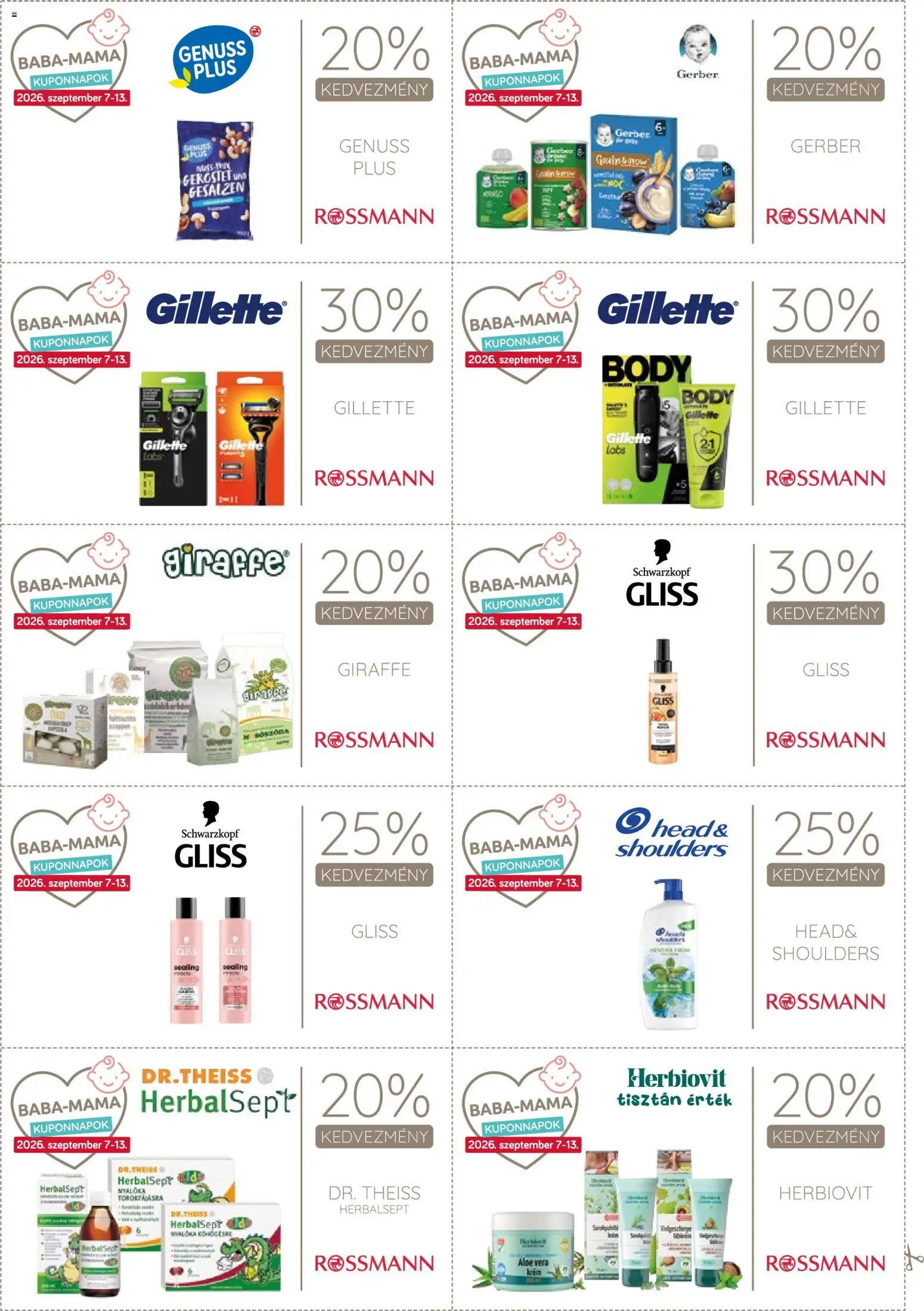Rossmann akciós ujság - amely érvényes a következő dátumtól: 2026.09.07. | Oldal: 15
