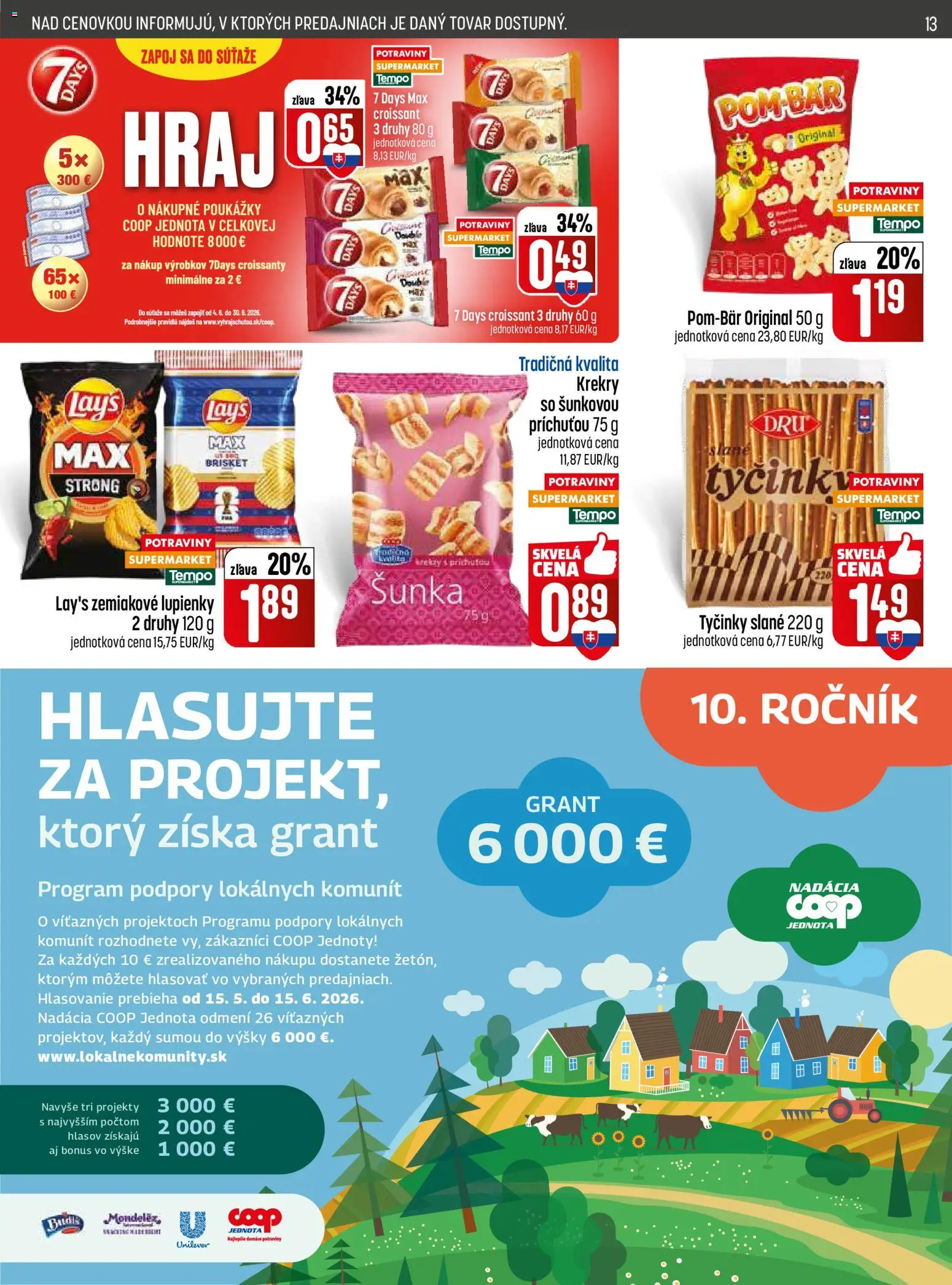 Nové COOP Jednota akcie – leták je platný od 04.06.2026 | Strana: 13