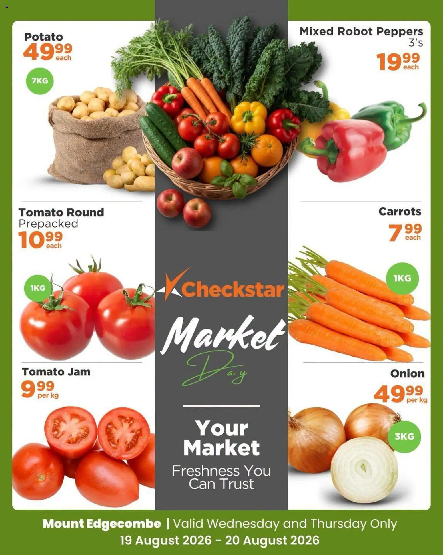 New Check Star catalogue – valid from 19/08/2026 | Page: 1 | Products: Jam, Carrots, Onion