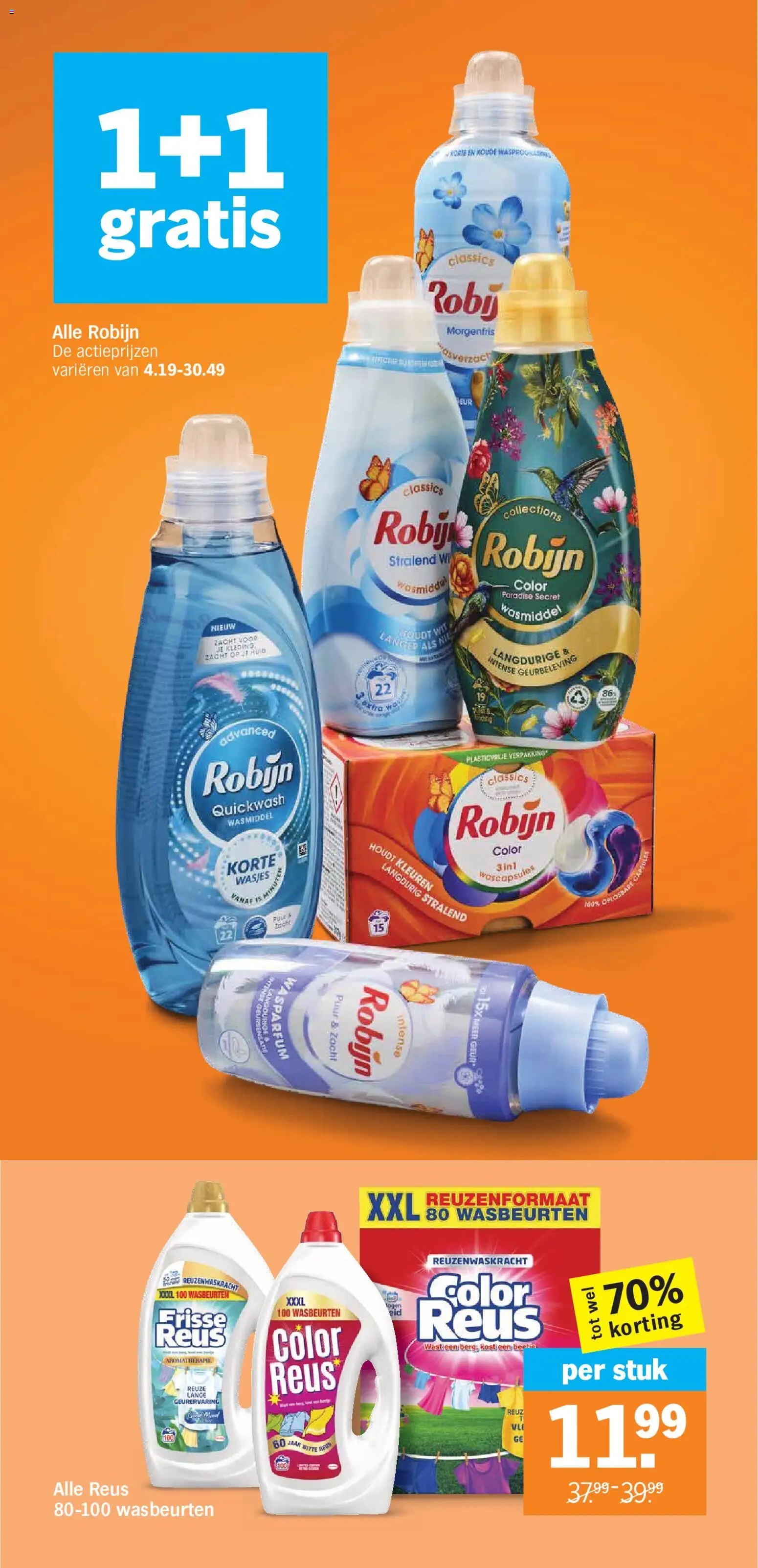 {H1} | Pagina: 28 | Producten: Wasmiddel, Robijn, Wascapsules, Was