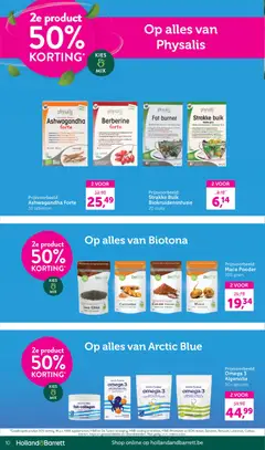 Holland & Barrett Folder / Publicité - Voorbeeld van een folder van Holland & Barrett, geldig van 14/09/2026 | Pagina: 10