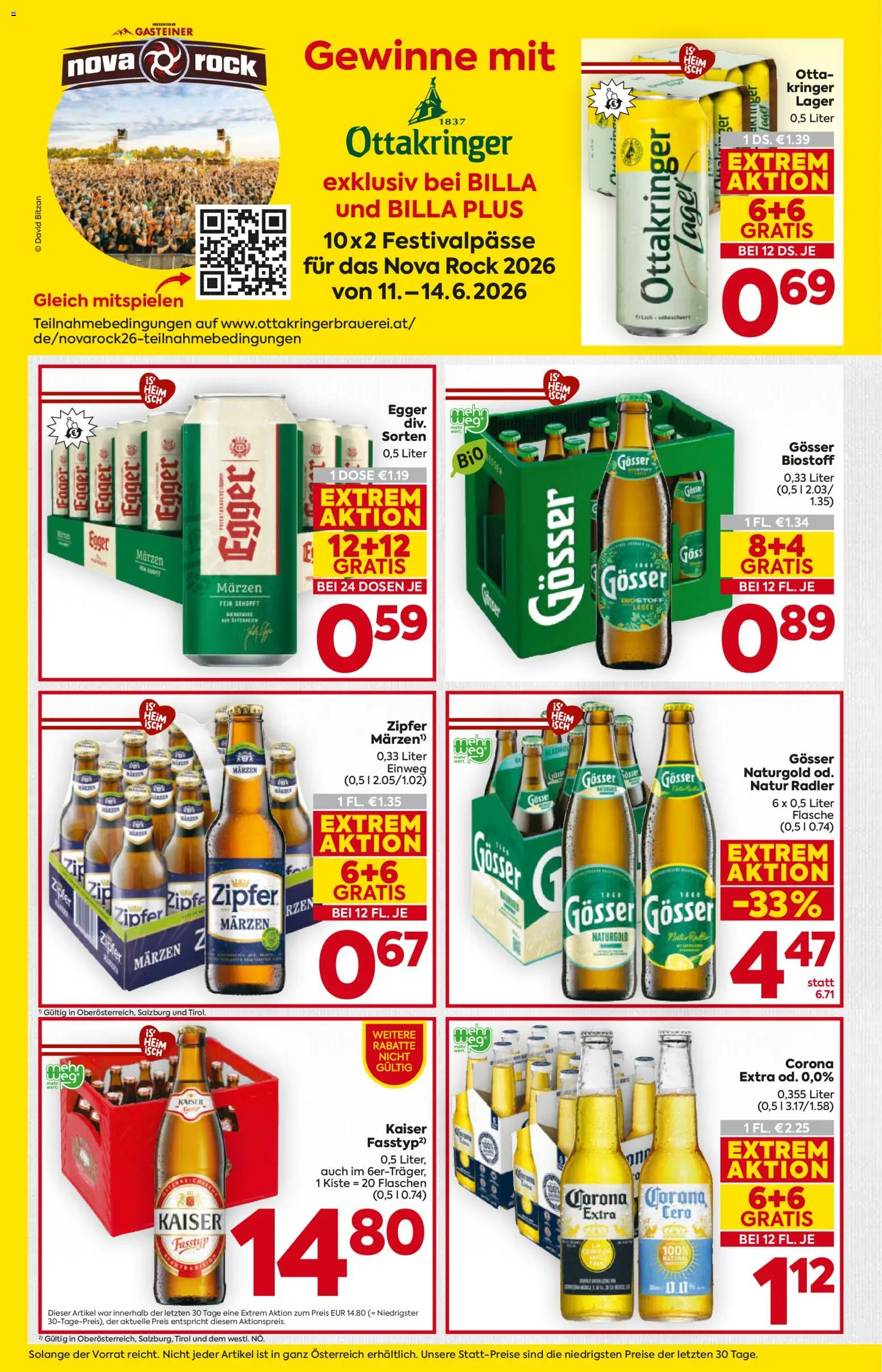Billa Flugblatt - Salzburg gültig ab 21.05.2026 | Seite: 14 | Produkte: Rock
