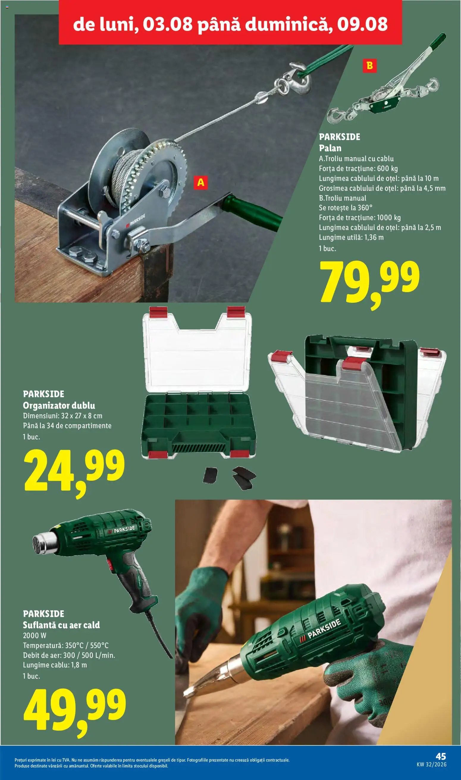 Noul catalog Lidl – valabil de la 03.08.2026 | Pagină: 45