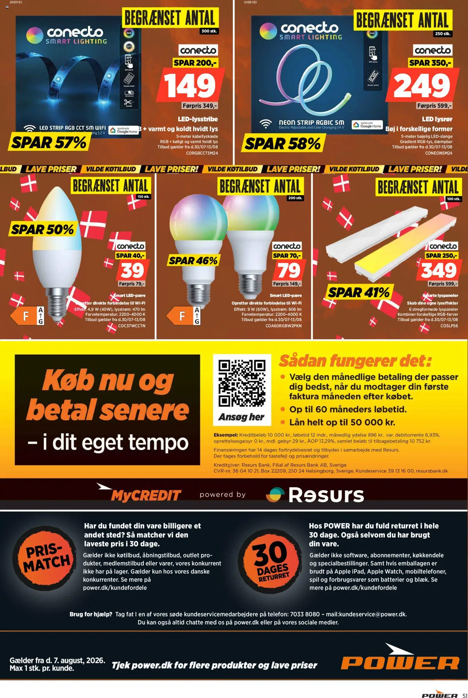 Power tilbudsavis – gyldig fra 07/08/2026 | Side: 51 | Produkter: Batterier, Telefon, Søm, Spil