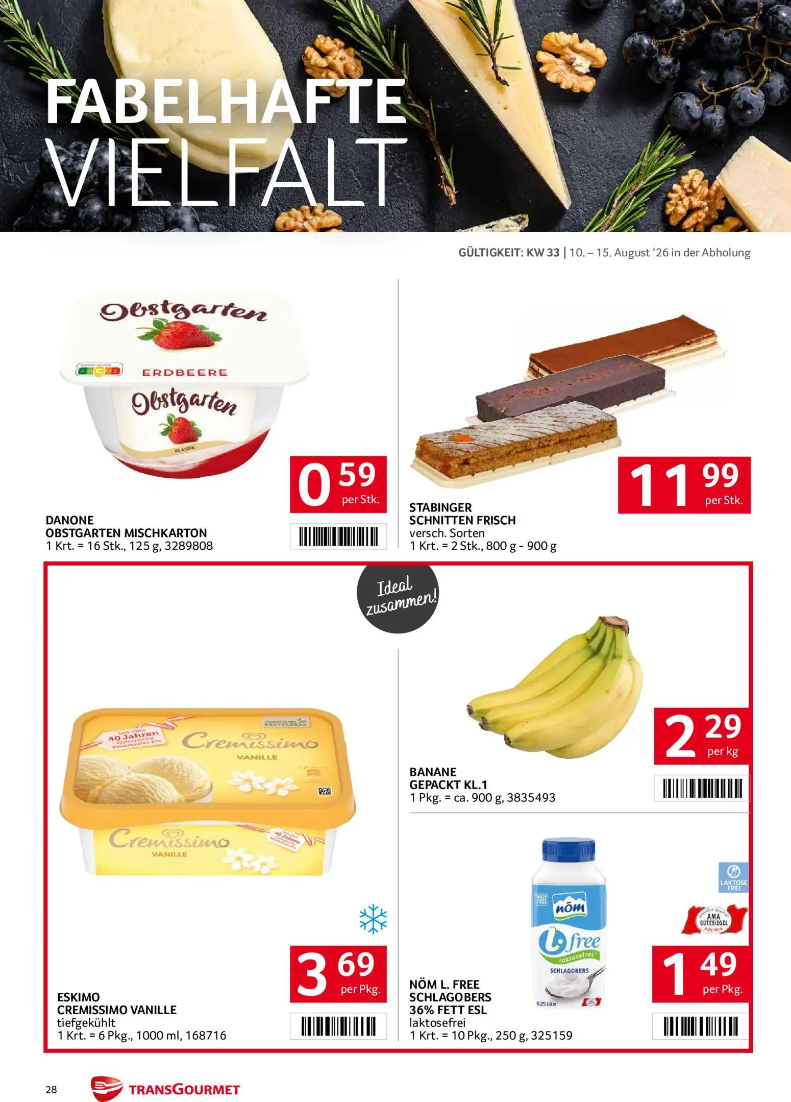 Transgourmet Flugblatt gültig ab 10.08.2026 | Seite: 28