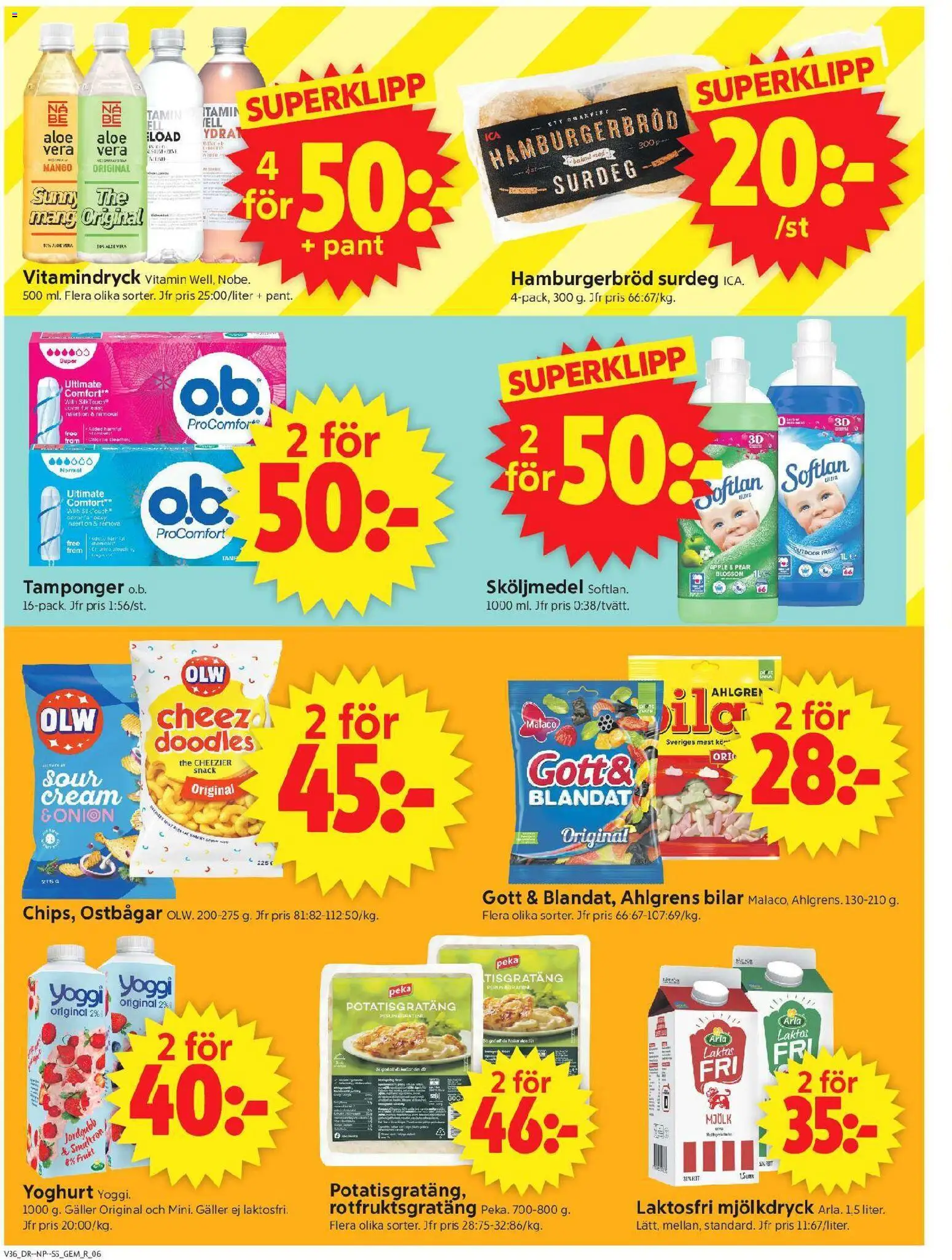ICA Supermarket reklamblad aktuell från 31/08/2026 | Sida: 8 | Produkter: Gem, Tamponger, Galler, Äpple