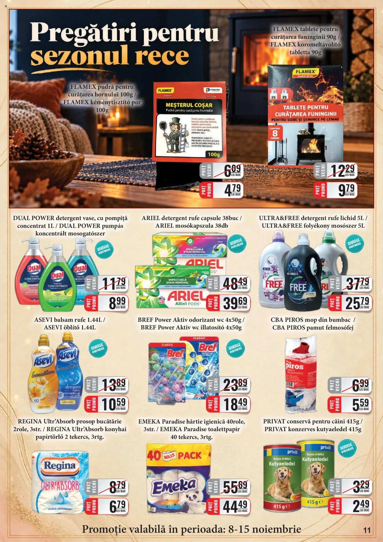 Noul catalog CBA – valabil de la 01.11.2026 | Pagină: 11 | Produse: Mop, Bucătărie, Detergent, Power
