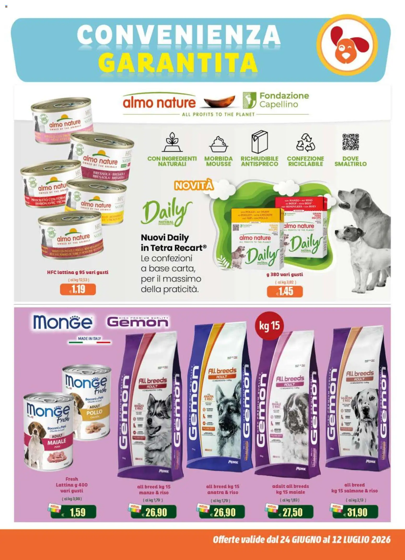 Volantino Elite Supermercati del 24/06/2026 | Pagina: 3 | Prodotti: Paté, Maiale, Salmone, The