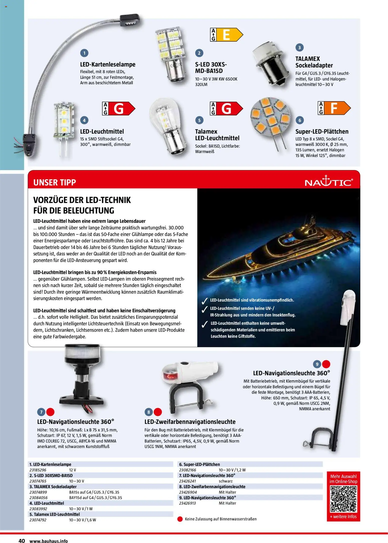 Bauhaus Nautic gültig ab 01.01.2026 | Seite: 40