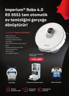 01 Ağustos 2026 tarihinden itibaren geçerli olan Arçelik kataloğu önizlemesi | Sayfa: 59 | Ürünler: Robot, Paspas, Robot süpürge