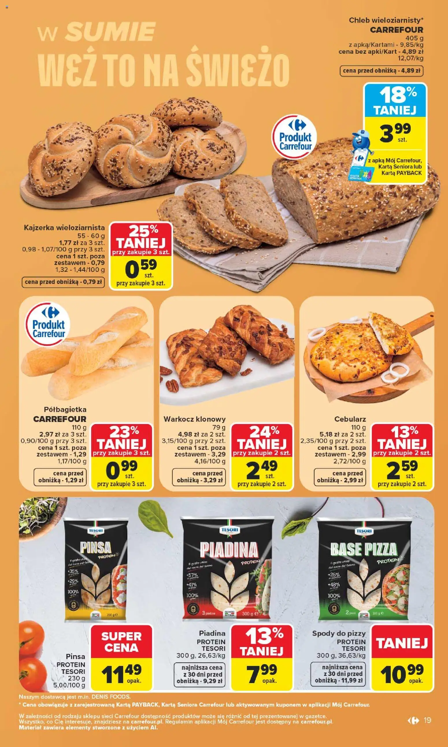 Carrefour gazetka od 08.06.2026 | Strona: 21 | Produkty: Karta, Spody do pizzy, Pizza, Pinsa