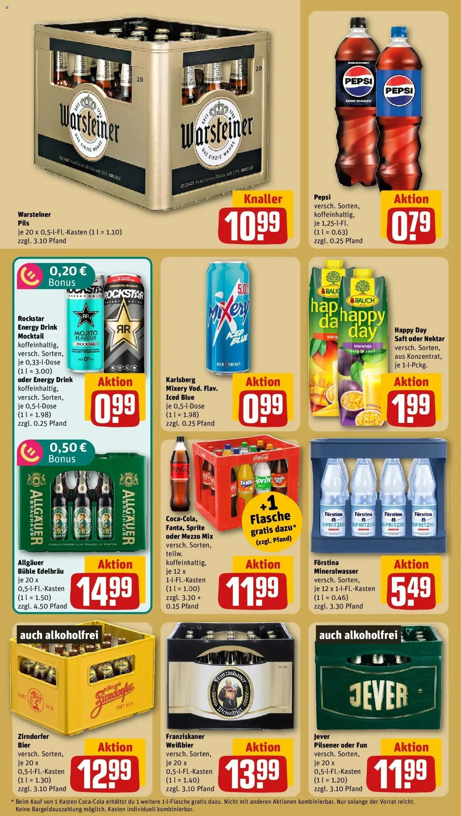 REWE Prospekt ab 12.10.2026 zum Blättern » Angebote | Seite: 22 | Produkte: Cola, Pils, Mineralwasser, Zucker