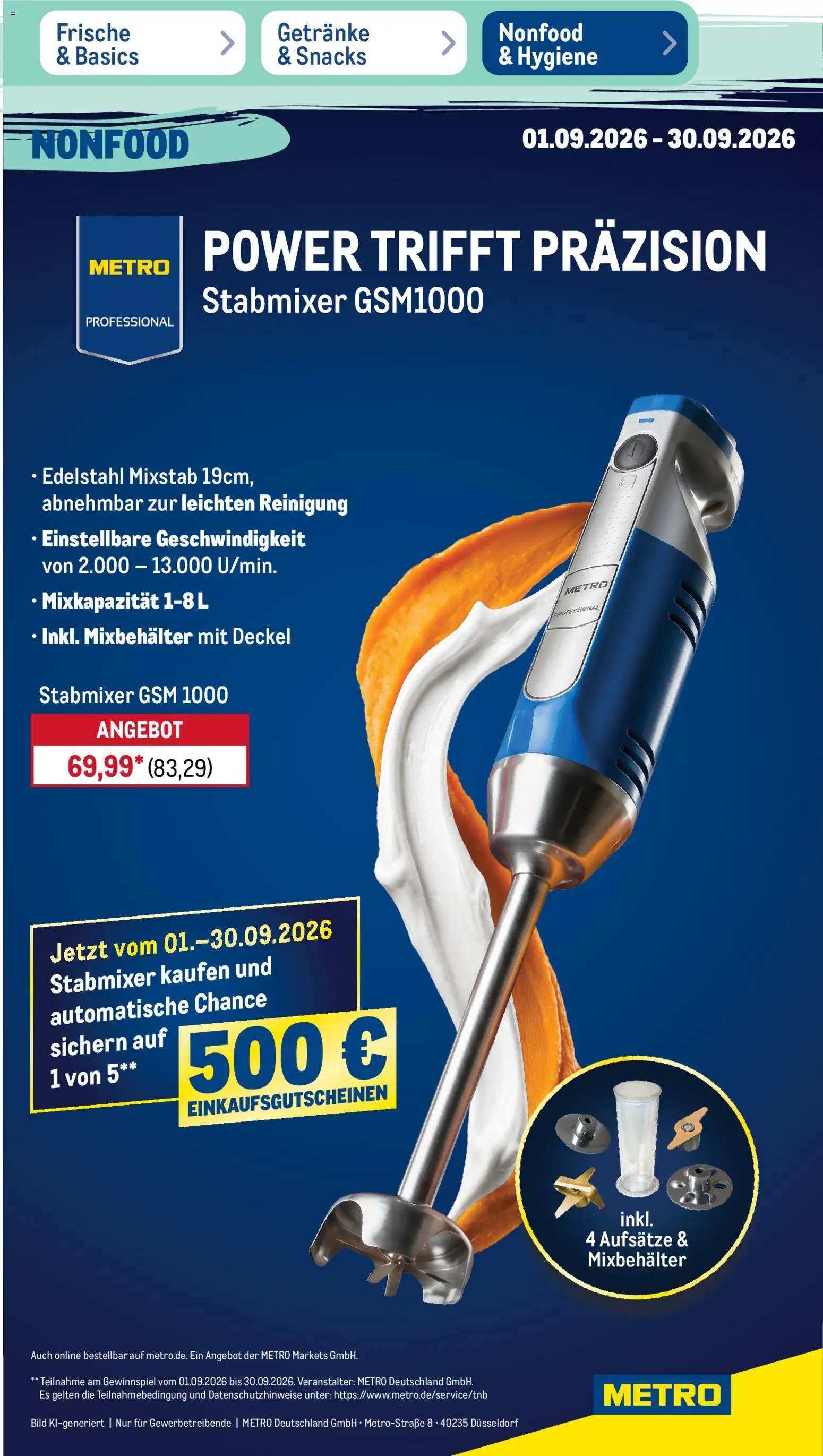 Metro Prospekt – gültig ab 31.08.2026 | Seite: 41 | Produkte: Mixstab, Stabmixer