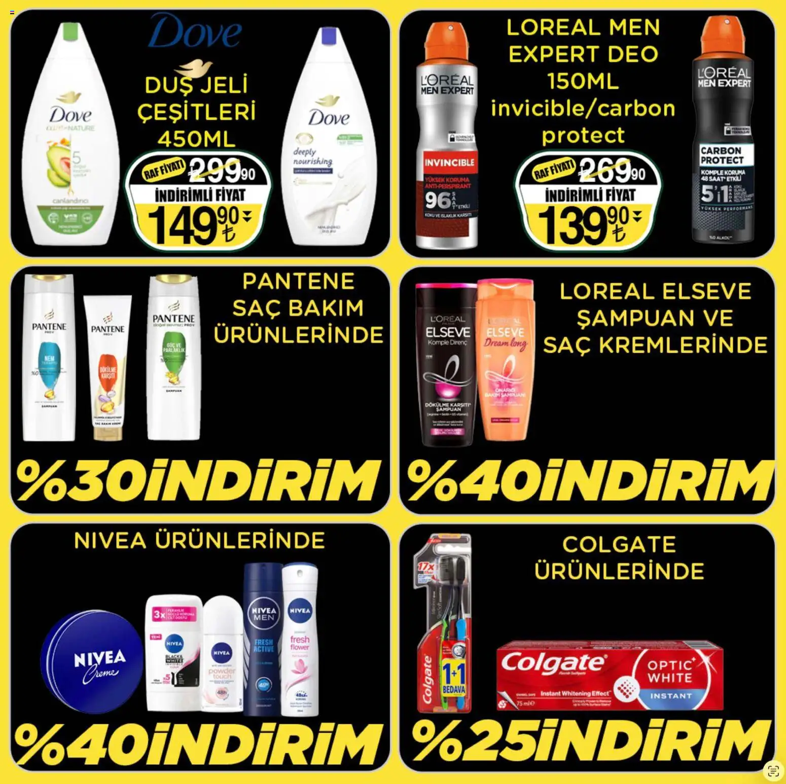 Sarıyer Katalog - 17.04.2026 tarihinden itibaren geçerlidir | Sayfa: 32 | Ürünler: Raf, Duş, Şampuan, Antiperspirant