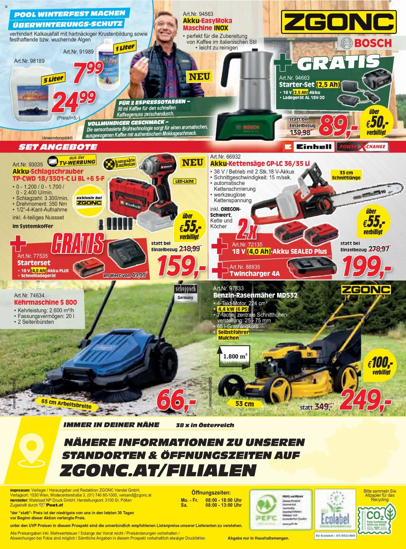 Zgonc Flugblatt gültig ab 01.10.2026 | Seite: 24 | Produkte: Uhr, Kocher, Kaffee