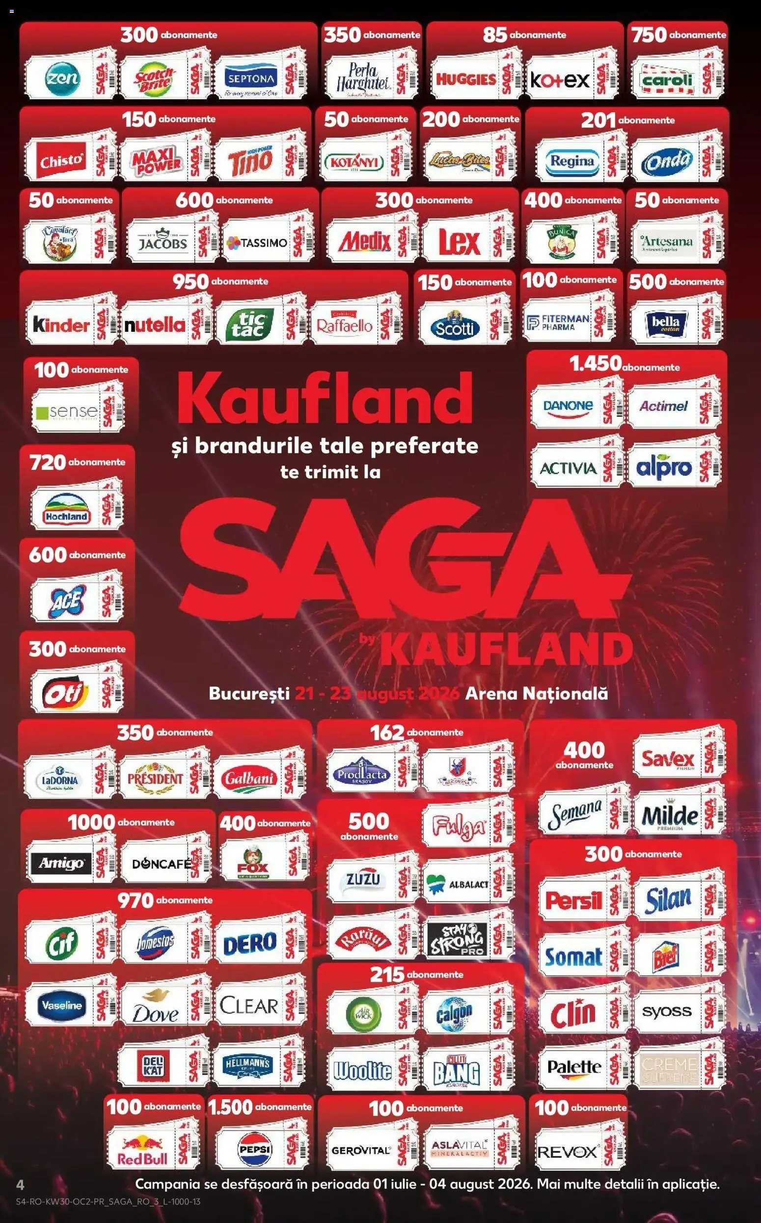 Noul catalog Kaufland – valabil de la 22.07.2026 | Pagină: 4 | Produse: Regina, Alpro, Pepsi, Actimel