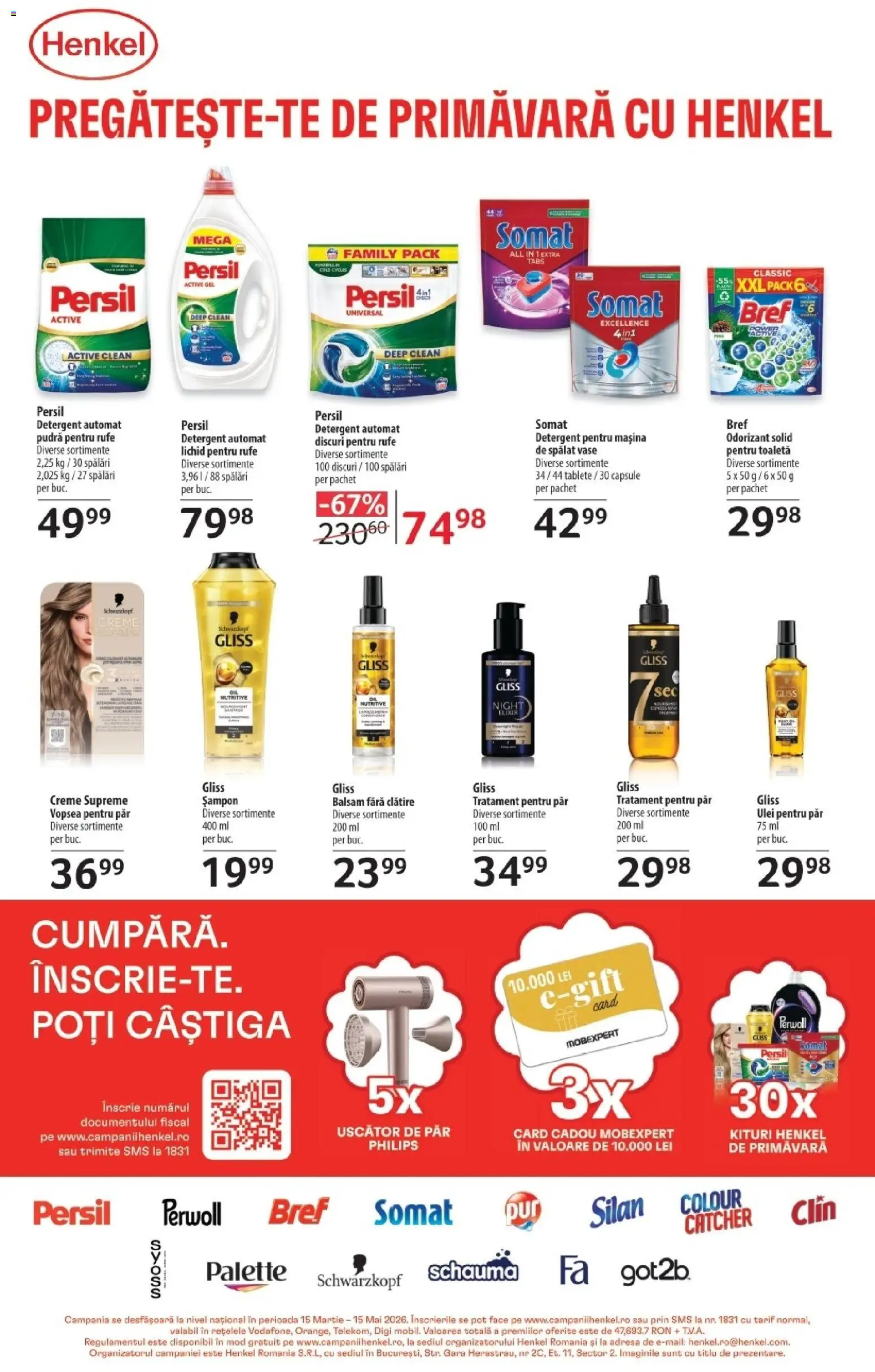Noul catalog Selgros – valabil de la 17.04.2026 | Pagină: 12 | Produse: Tratament pentru păr, Kedi Ödül Oyuncakları, Vopsea, Ulei