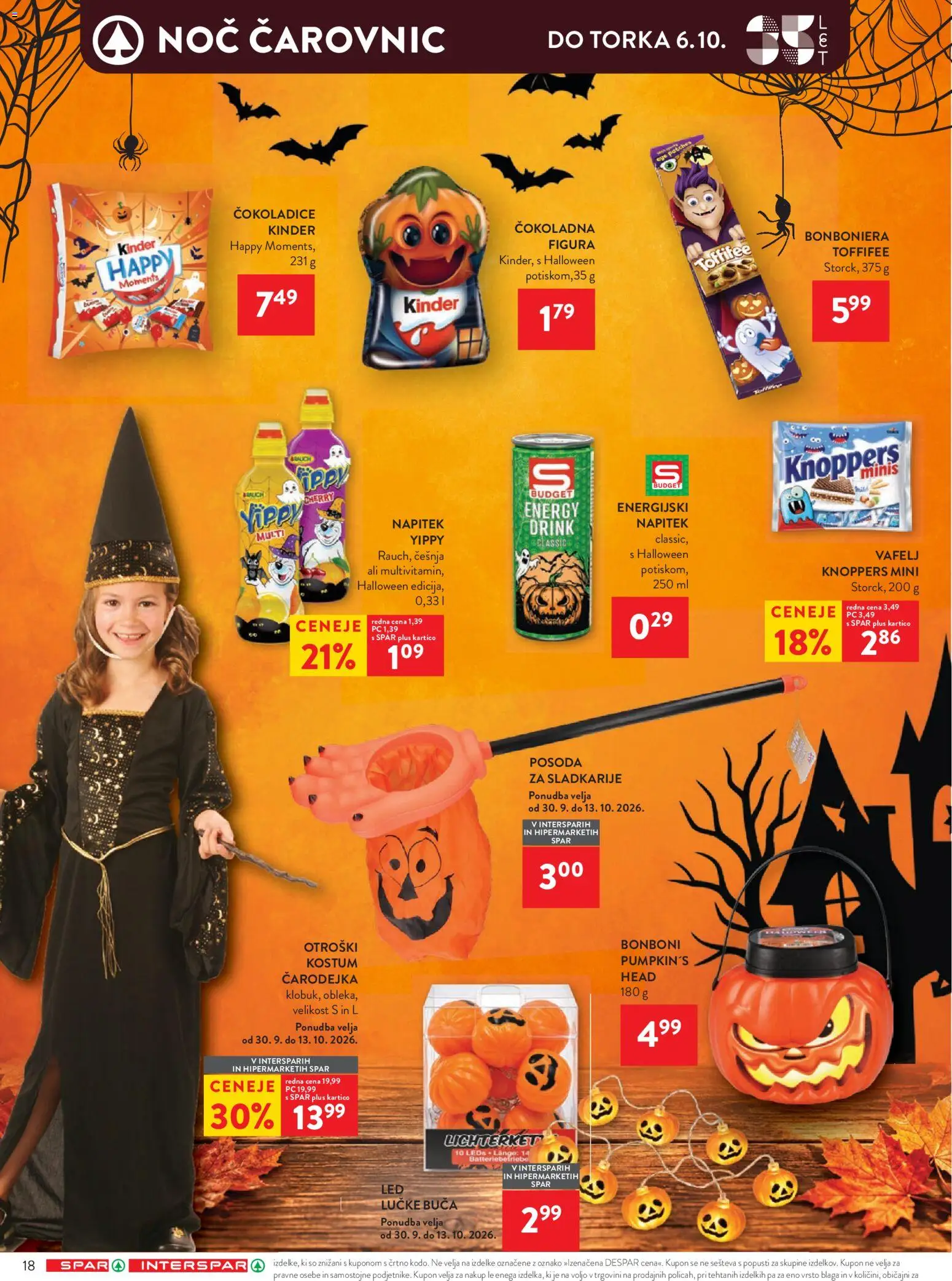 Novi Spar katalog ponudbe – veljaven od 30.09.2026 | Stran: 29 | Izdelki: Buca, Bonboni, Energijski napitek, Bonboniera