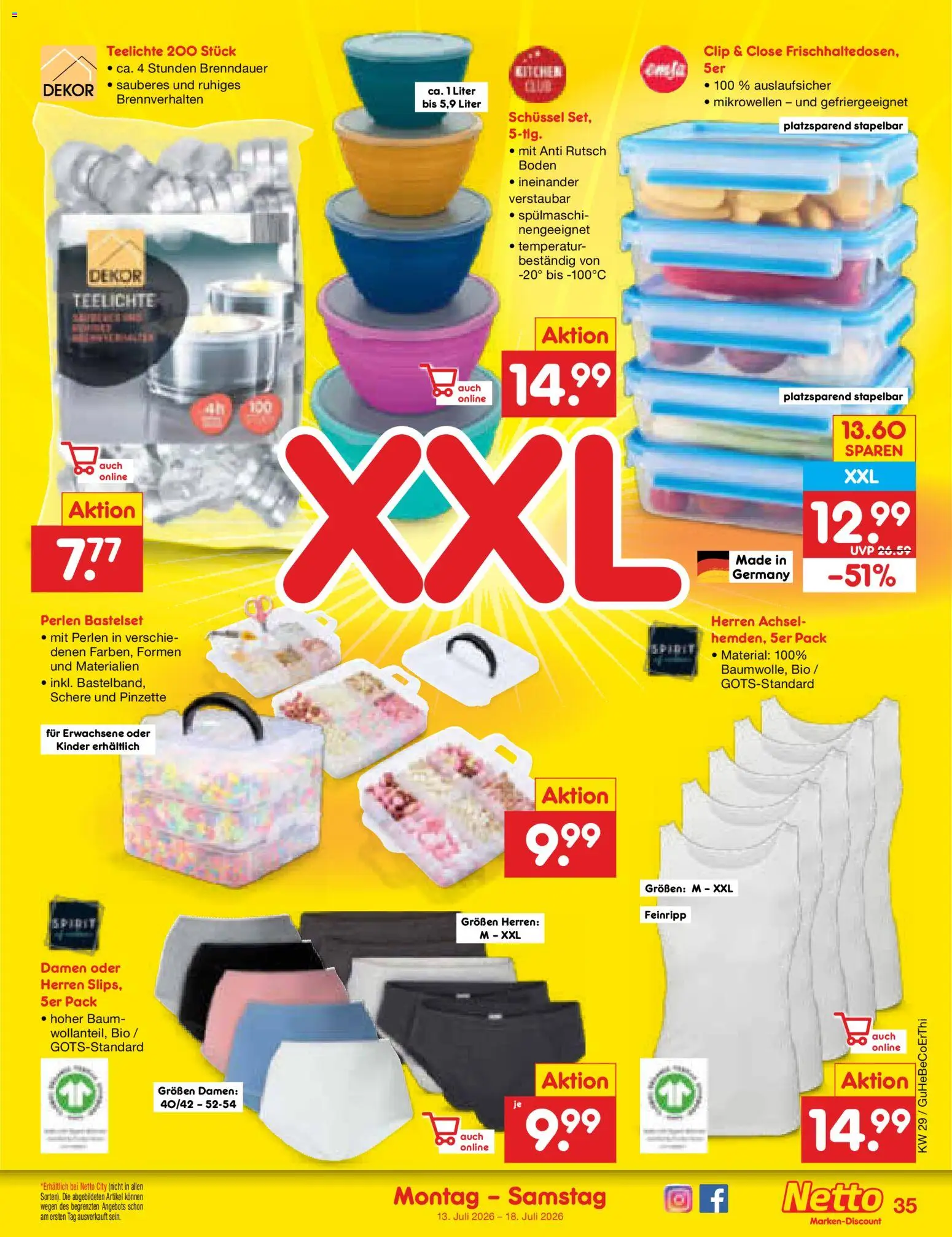 Netto Marken-Discount Prospekt – gültig ab 13.07.2026 | Seite: 51 | Produkte: Pinzette