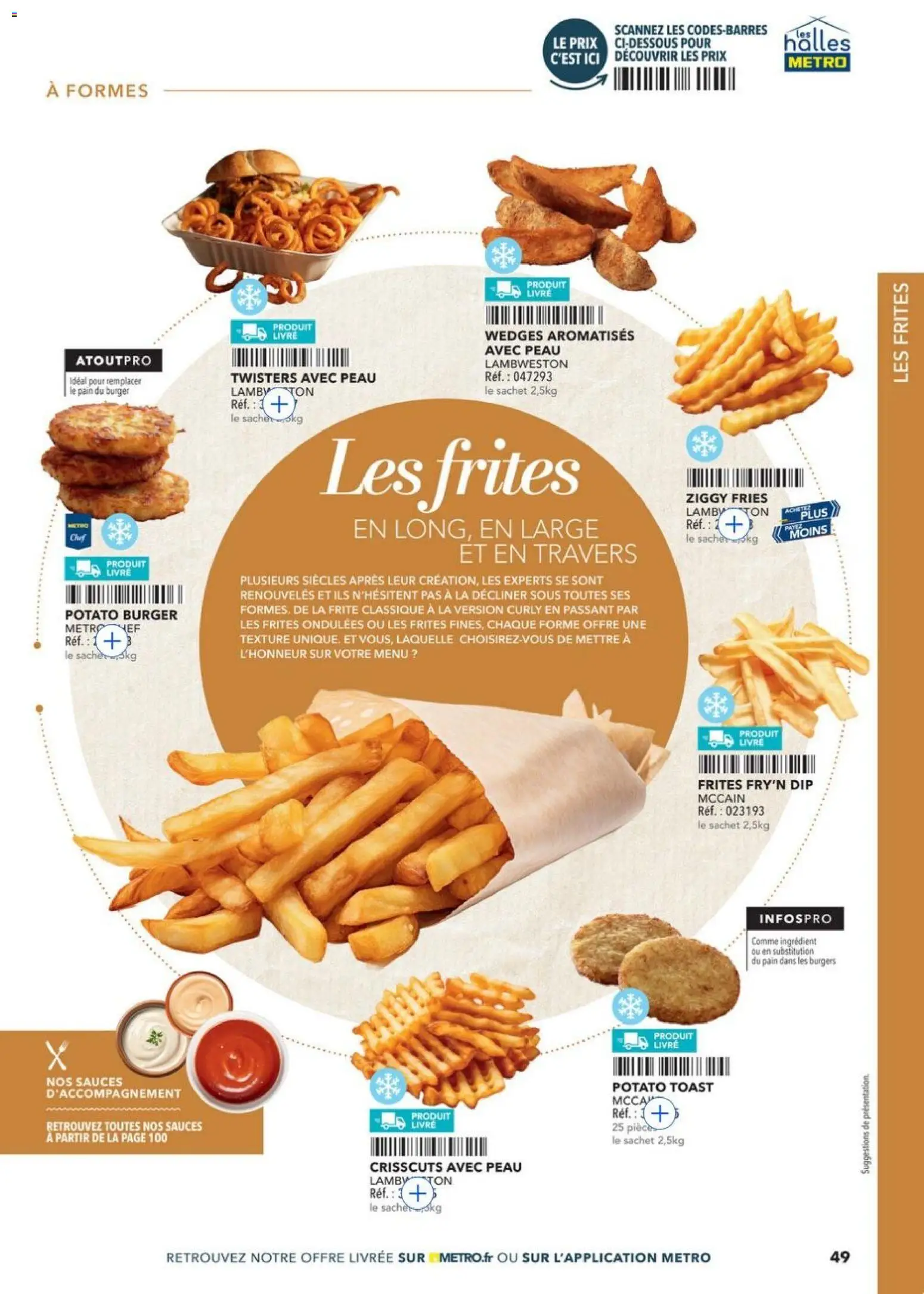 {H1} | Page: 49 | Produits: Frites, Pain, Livre