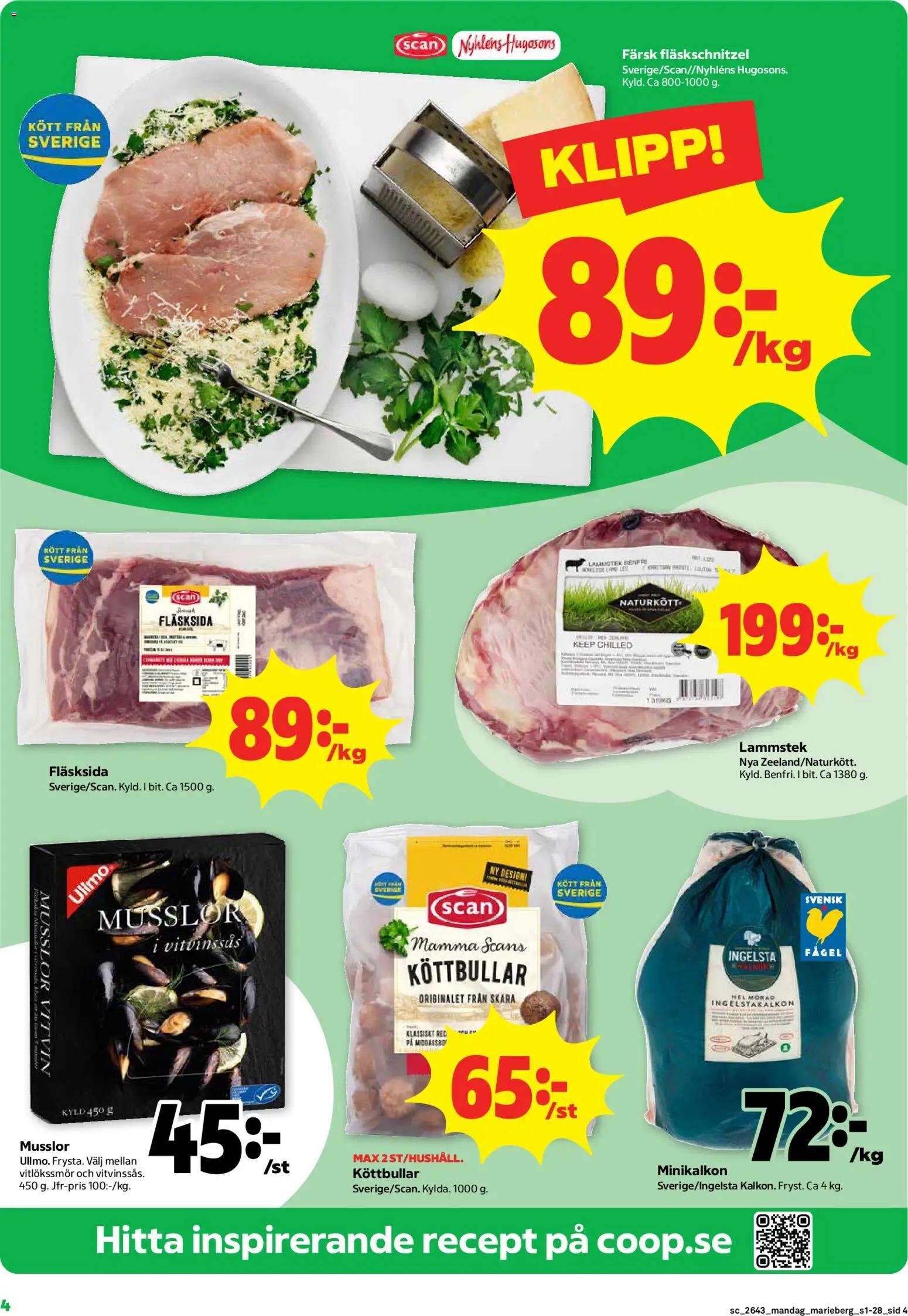Coop Forum reklamblad aktuell från 19/10/2026 | Sida: 4