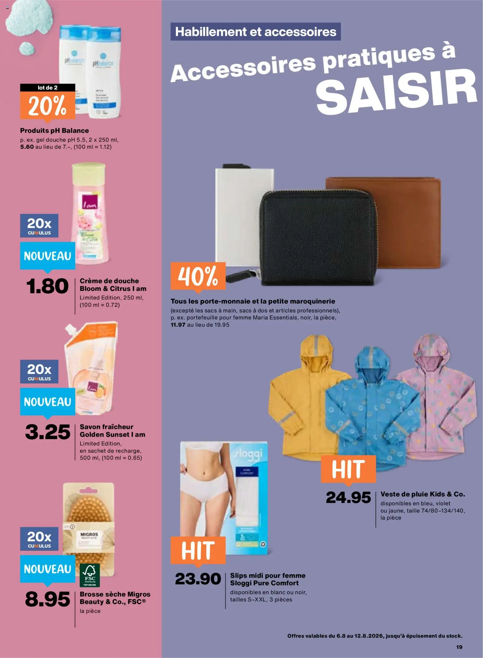 Migros aktionen FR – gültig ab 06.08.2026 | Seite: 19