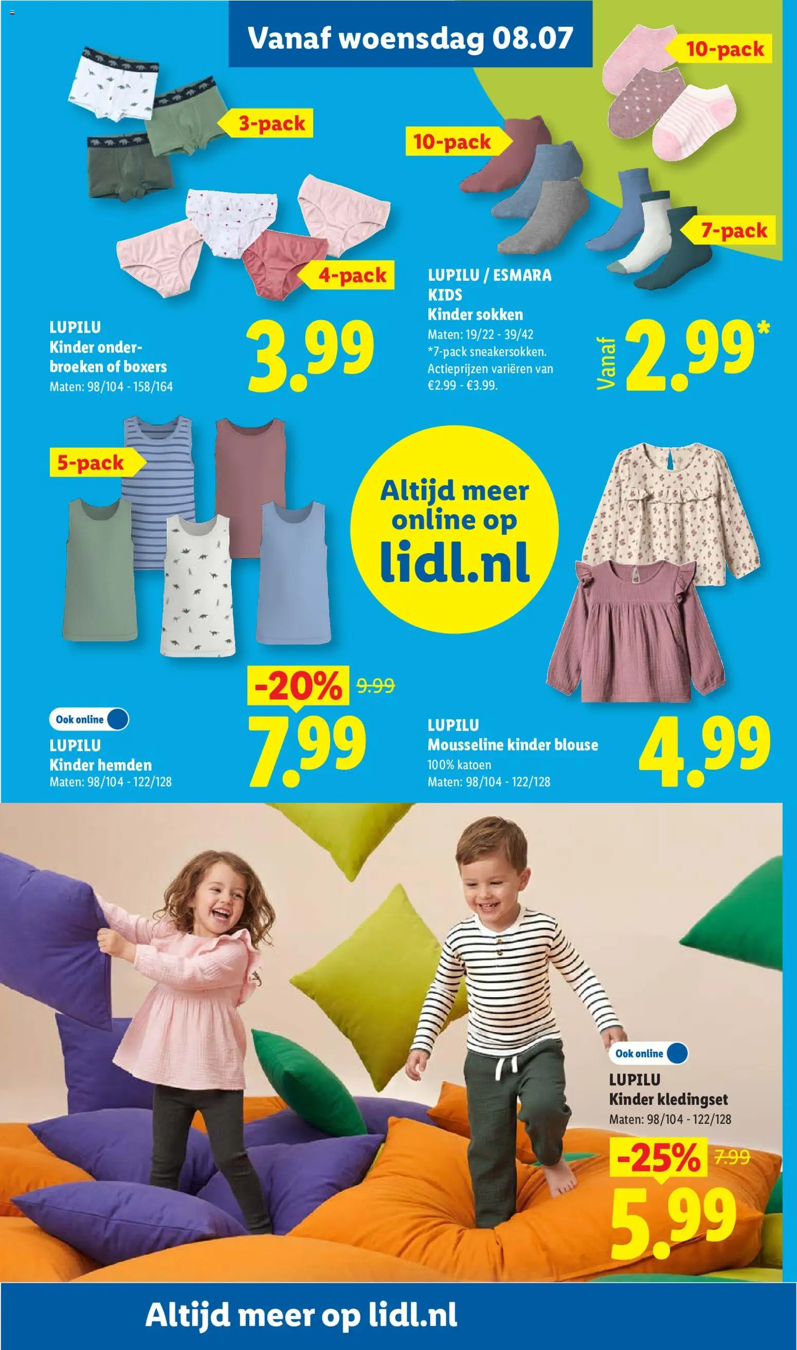 {H1} | Pagina: 7 | Producten: Blouse, Sokken, Boxers, Kinder