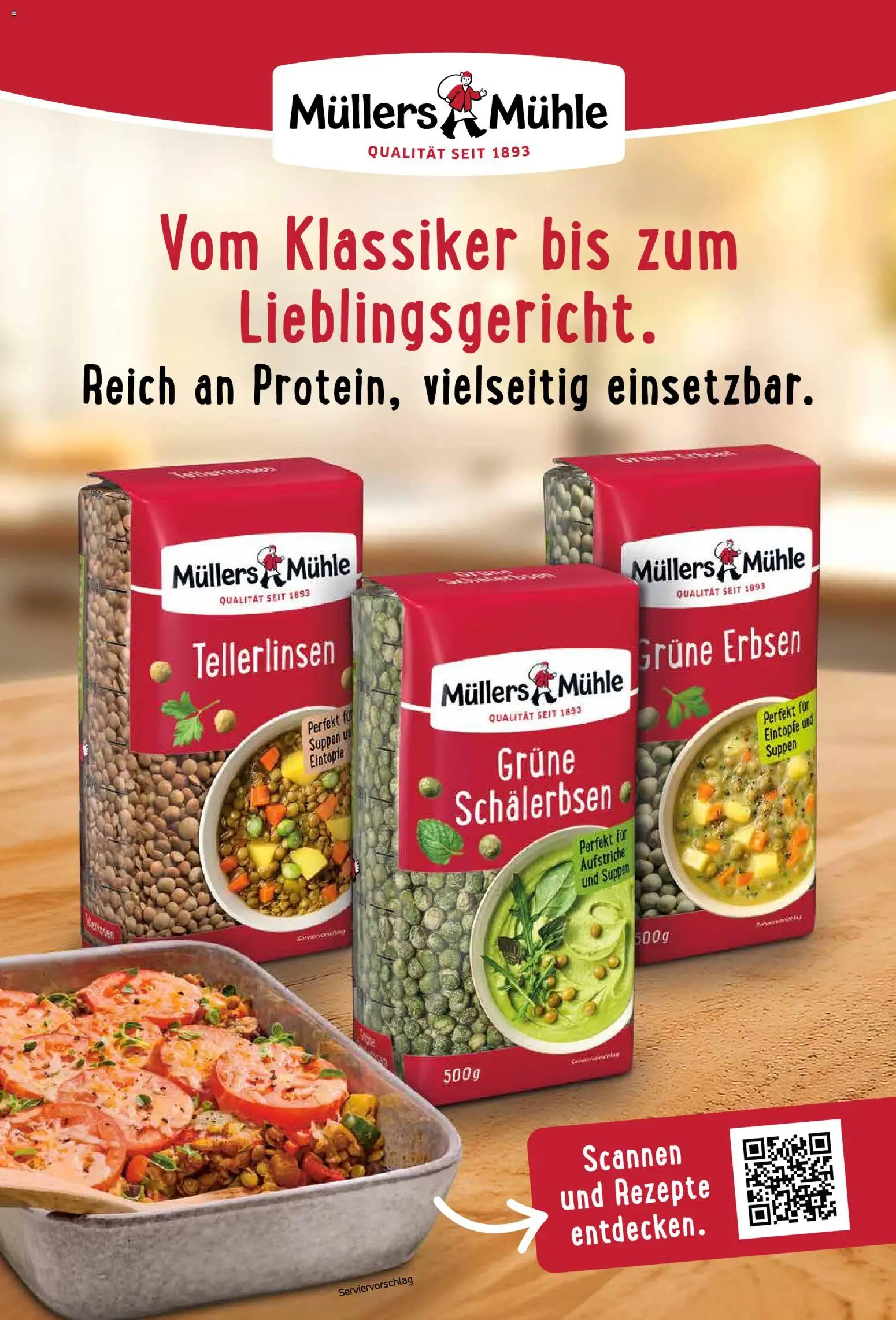 Famila Nordwest myTime Oktober 2026 – gültig ab 01.10.2026 | Seite: 43 | Produkte: Mühle, Erbsen