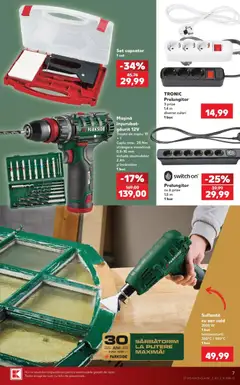 Ofertele Kaufland valabile de la 29.07.2026 | Pagină: 7 | Produse: Prize, Încărcător, Prelungitor, Suflantă