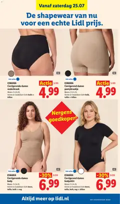 Lidl folder week 30 - Voorbeeld van een folder van Lidl, geldig van 20-07-2026 | Pagina: 36 | Producten: Onderbroek, Panty