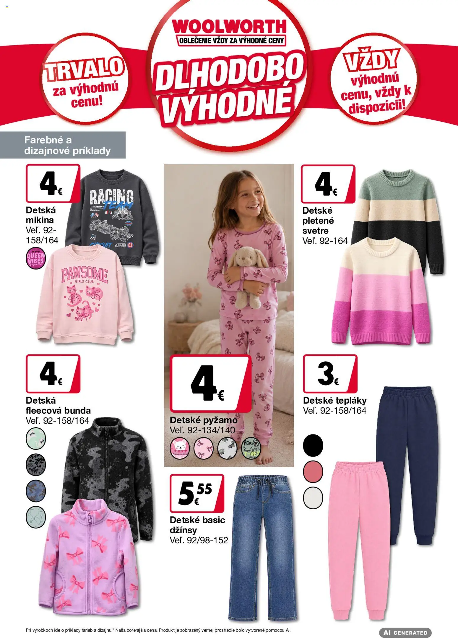 Nové Woolworth akcie – leták je platný od 09.10.2026 | Strana: 3 | Produkty: Mikina, Bunda, Pyžamo