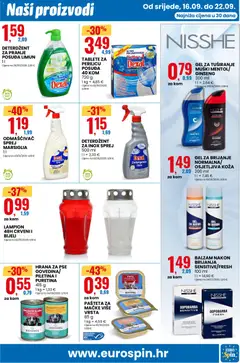 HRANA ZA PSE GOVEDINA/ PILETINA I PURETINA, Hrana za pse govedina/ piletina i puretina 415 g - Pregled kataloga iz trgovine Eurospin, vrijedi od 16.09.2026 | Stranica: 11