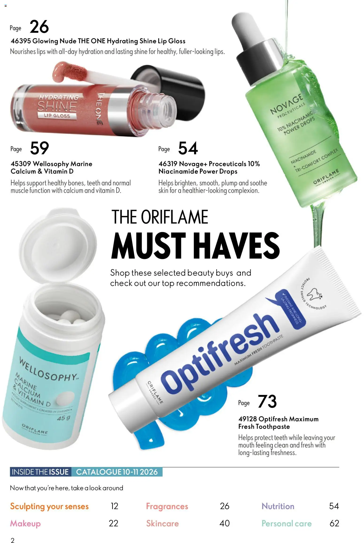 Oriflame - eCatalogue 10 valid from 01/10/2026 | Page: 2 | Products: Toothpaste, Lip gloss