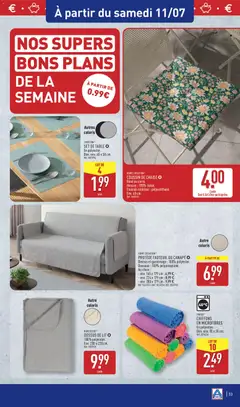 Aldi - Prévisualisation de Aldi catalogue valide à partir de 07/07/2026 | Page: 35 | Produits: Lit, Table, Chaise, Home Creation