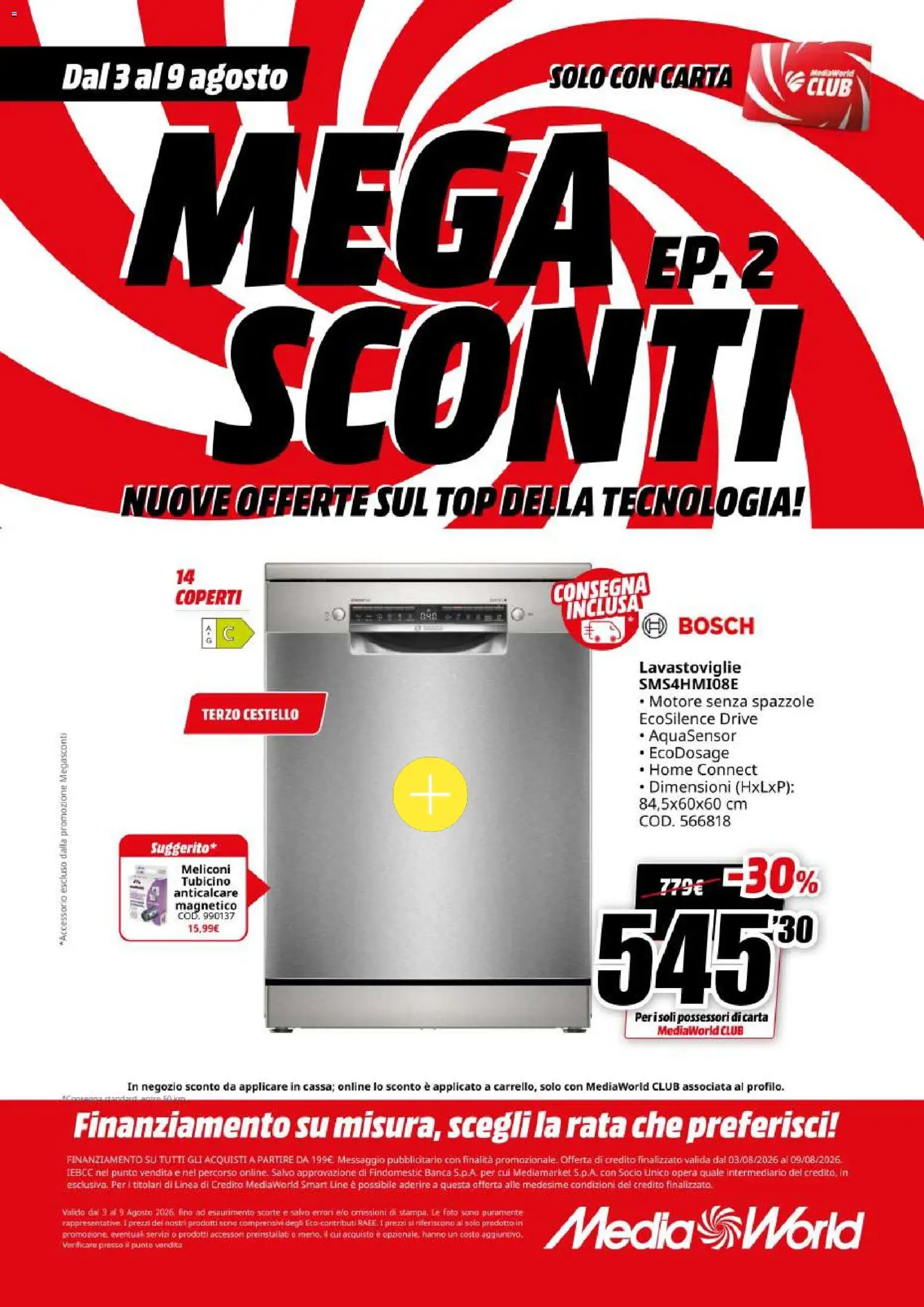 Volantino Media World del 03/08/2026 | Pagina: 60