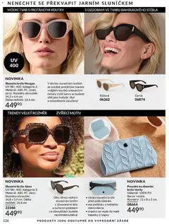 Náhled letáku Avon Katalog 05/2026 od 01.05.2026 | Strana: 126 | Produkty: Morgan, Pouzdro, Barvy, Sluneční brýle