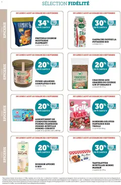 Super U - Prévisualisation de Super U - Ma sélection Carte U Aout valide à partir de 03/08/2026 | Page: 18 | Produits: Courge, Graines de courge, Moutarde, Bonne Maman