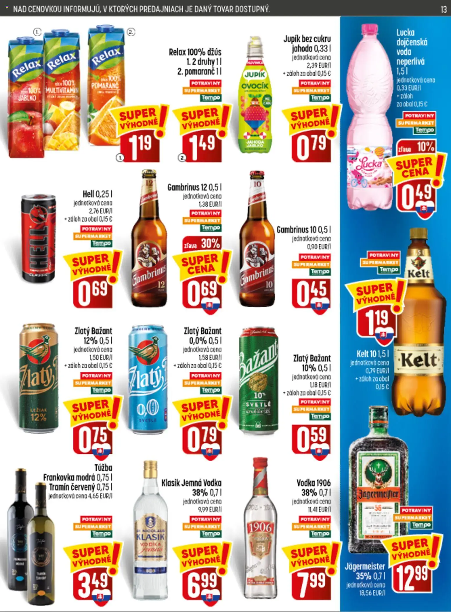 Nové COOP Jednota akcie – leták je platný od 10.09.2026 | Strana: 13