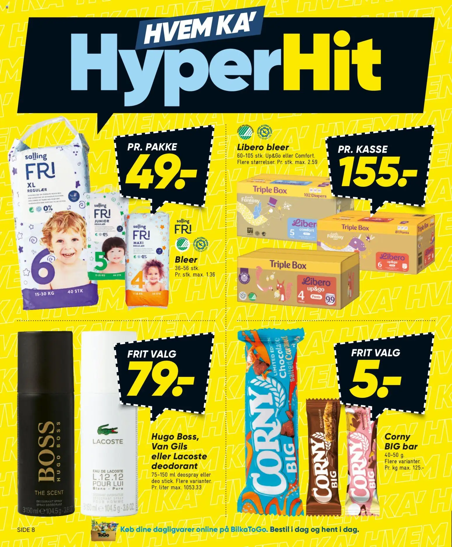 Bilka tilbudsavis – gyldig fra 29.05.2026 | Side: 8 | Produkter: Deodorant