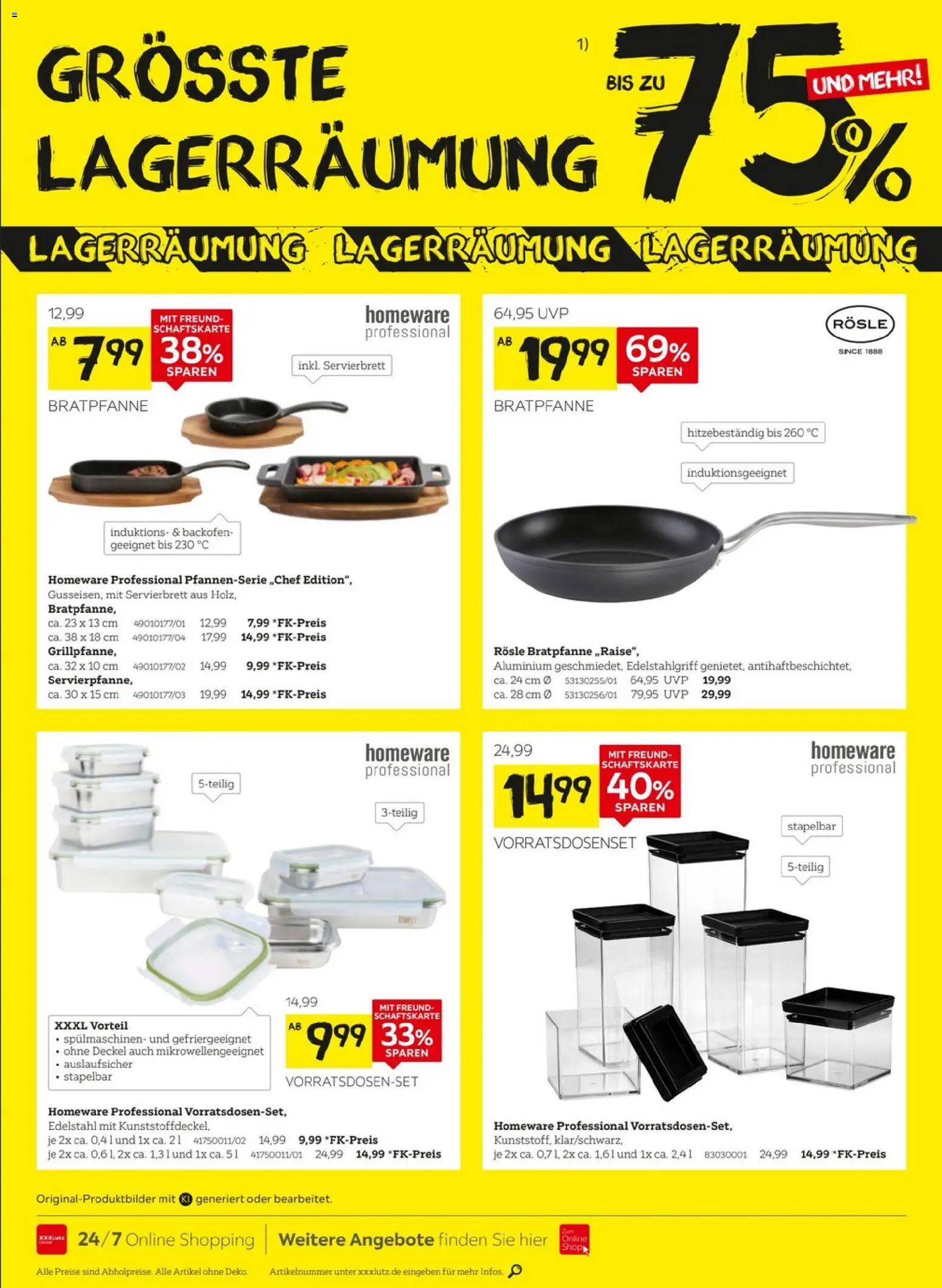 XXXLutz Größte Lagerräumung – gültig ab 26.09.2026 | Seite: 6 | Produkte: Backofen