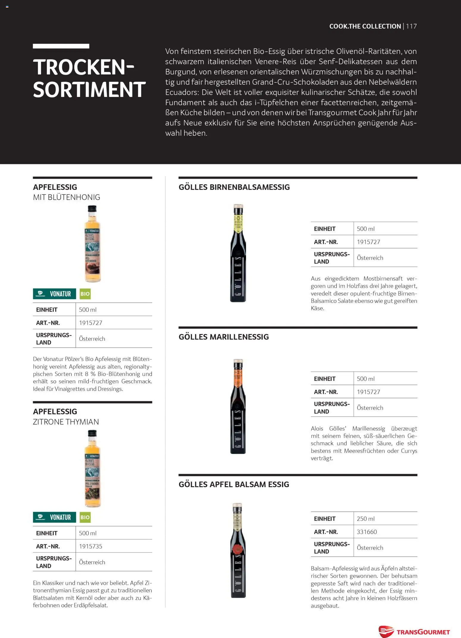 Transgourmet Cook Look-Book gültig ab 08.04.2026 | Seite: 117 | Produkte: Zitrone, Saft, Äpfel