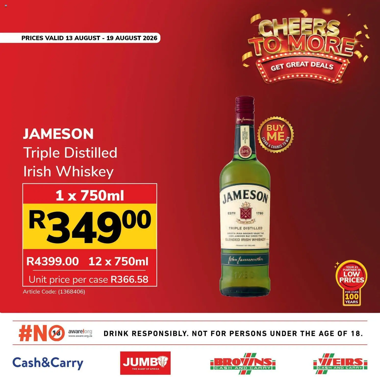 New Jumbo catalogue – valid from 13/08/2026 | Page: 2 | Products: Case, Whiskey